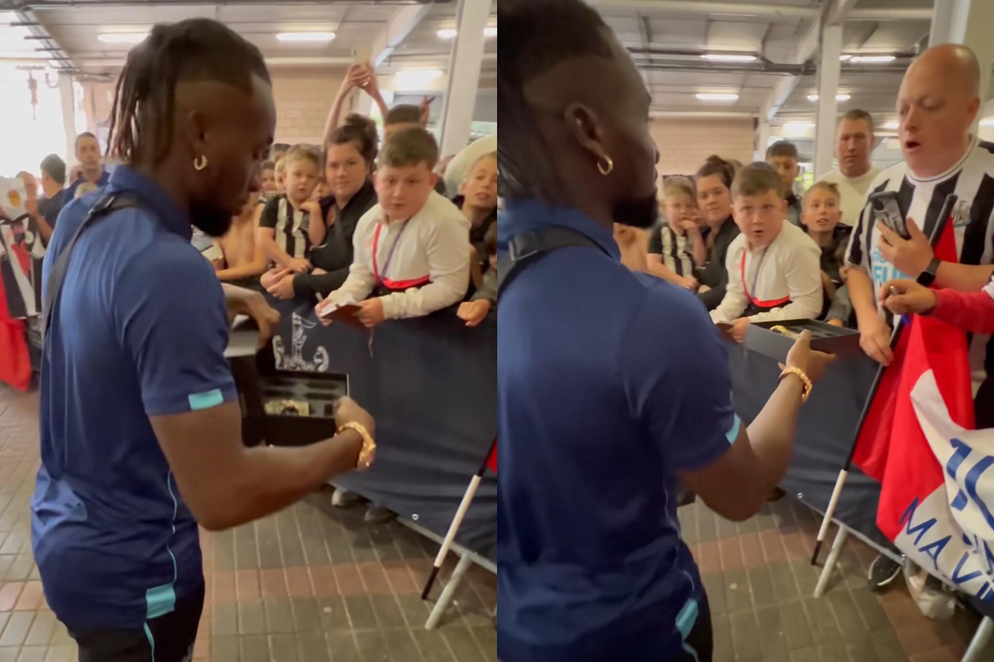 Premier League, un attaccante regala un Rolex a un tifoso – VIDEO