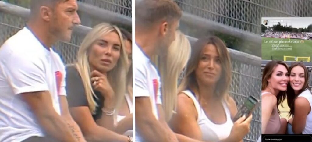Gossip | Totti, ecco come ha reagito alla presenza di Ilary Blasi allo stadio