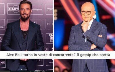 Alex Belli torna in veste di concorrente al Grande Fratello, Il gossip che scotta