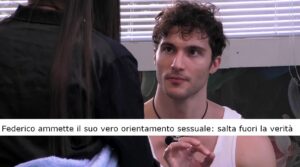 GF, Federico ammette il suo vero orientamento sessuale