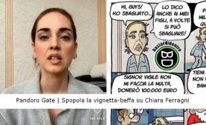 Pandoro Gate,spopola la vignetta-beffa su Chiara Ferragni
